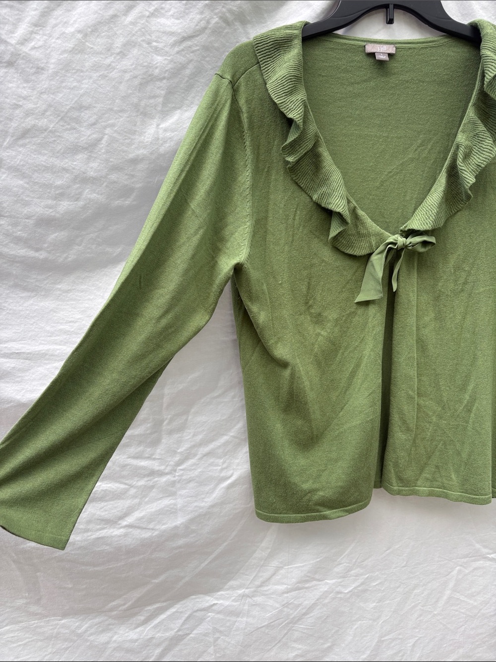 J. Jill Olive Green Knit Top - Picture 5 of 12